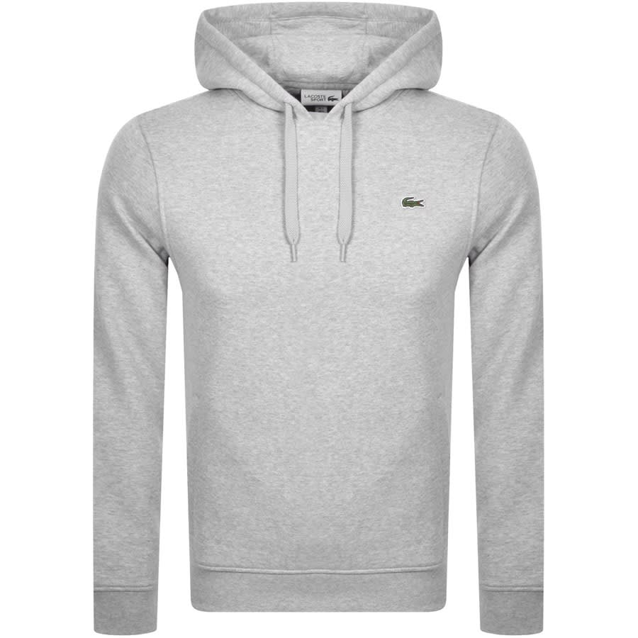 Alternative Image for ProductLacoste Sport Logo Pullover Hoodie Grey1